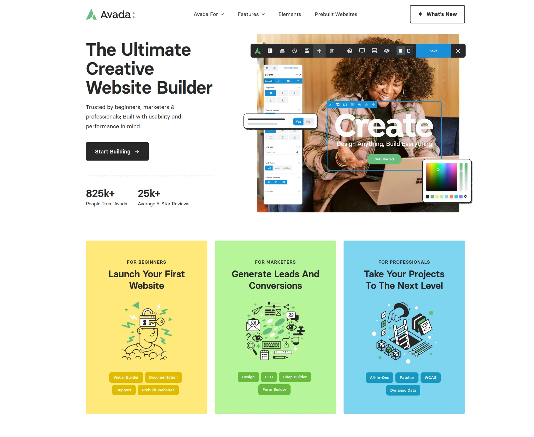 avada-builder Avada Mega Menu Containers dans les widgets