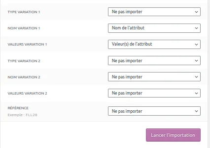Capture d’écran du 2022-10-18 14-40-06 Woocommerce mappage