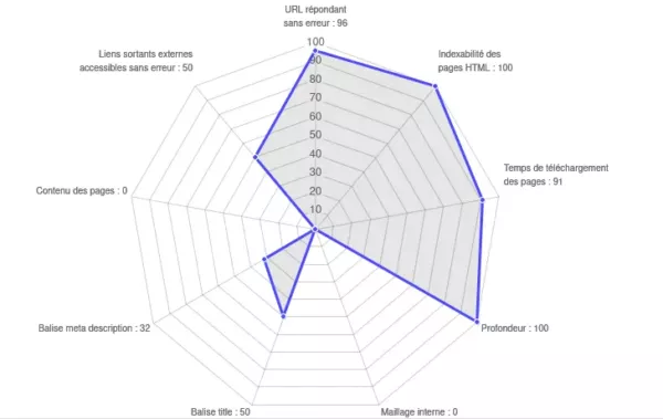 Résultat de notre Audit Technique SEO